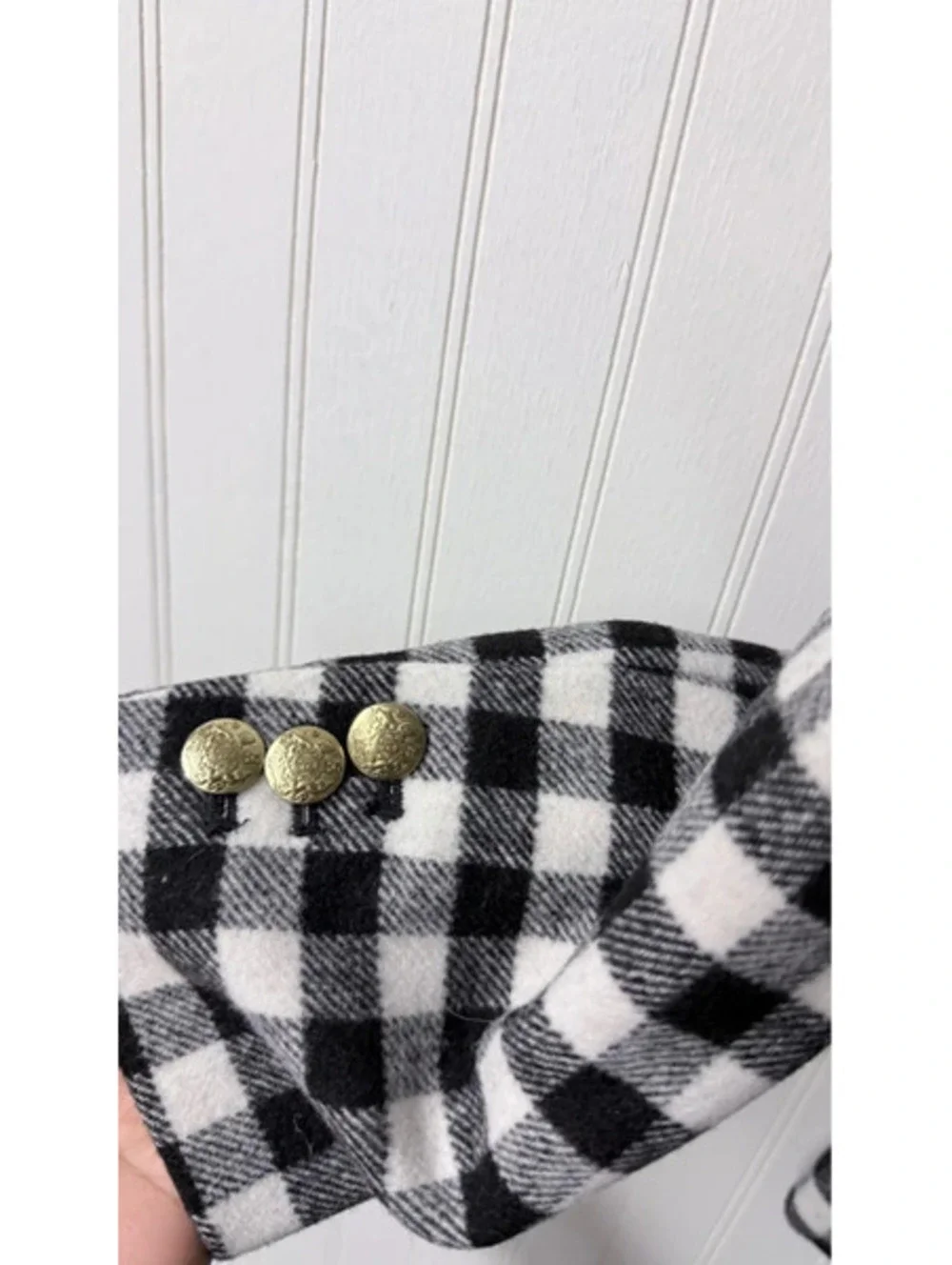 J Crew one button blazer buffalo check new size 6 wool